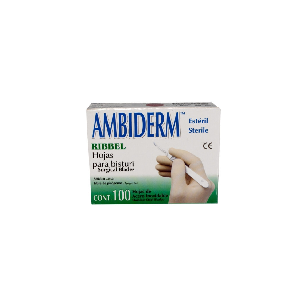 Bisturi acero inoxidable ambiderm c100