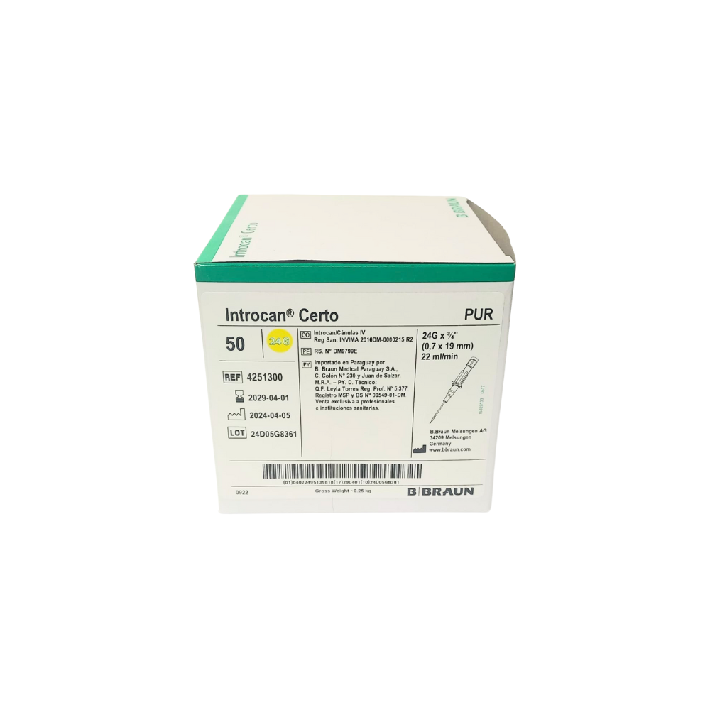 Introcan Certo 24G C50