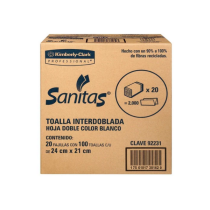 Toallas interdobladas caja c2000