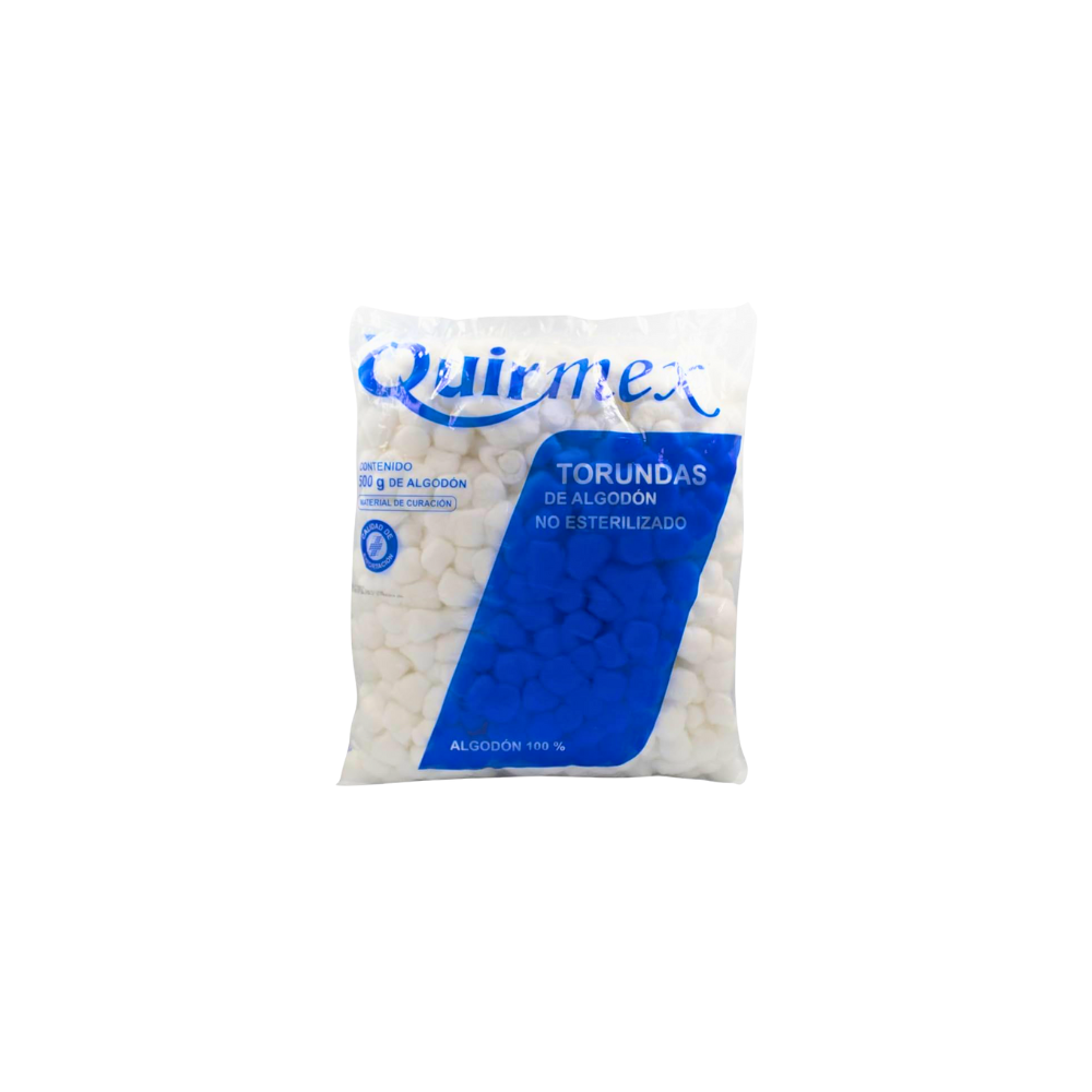 Torunda de Algodón 500g - Quirmex