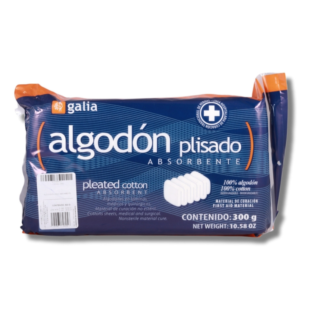 Algodon Absorbente 300Gr Plisado