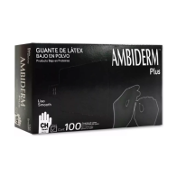 Guante no esteril negro chico