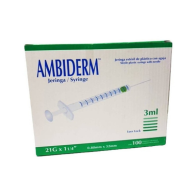 Jeringa 3ML 21 X 32 C100 Ambiderm