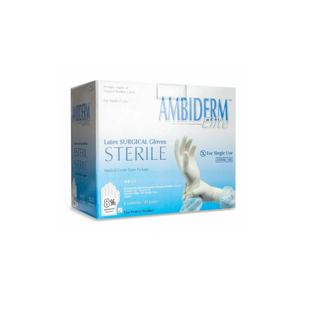 Guante para Cirujano Tallas 8.5